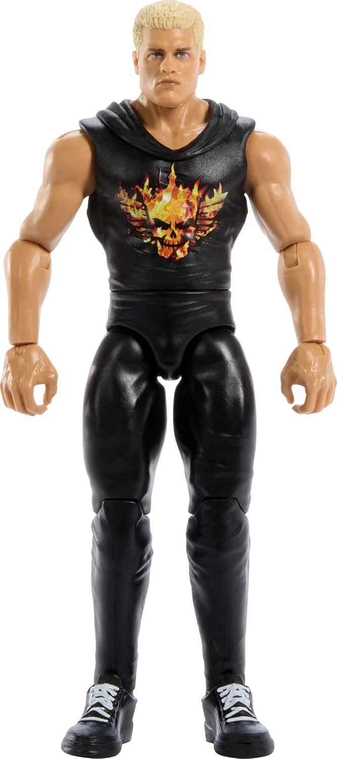 Mattel WWE Top Picks Actionfigur, 15,2 cm grosses Sammlerstück Cody Rhodes "The American Nightmare"