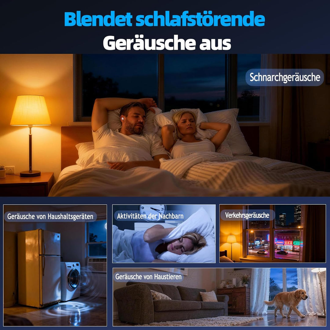 Bluetooth Kopfhörer Kabellos, Schlaf kopfhörer Seitenschläfer 2026, Schlafkopfhörer Bluetooth 5.4 mi