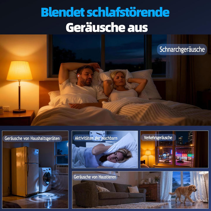 Bluetooth Kopfhörer Kabellos, Schlaf kopfhörer Seitenschläfer 2026, Schlafkopfhörer Bluetooth 5.4 mi