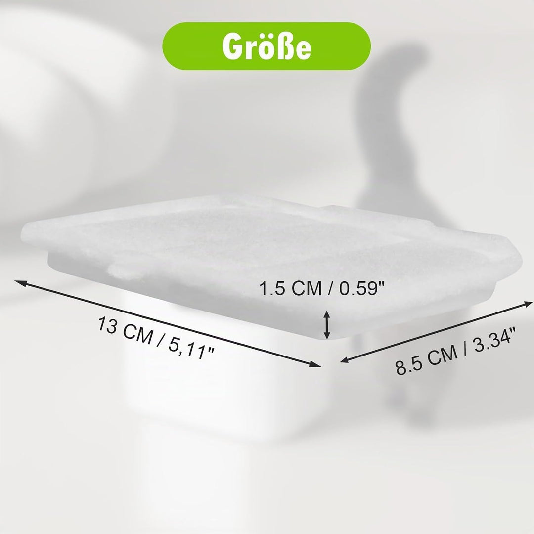 10 Stück Filter für PETKIT EVERSWEET MAX Pet Water Fountain, Hochdichte Aktivkohle kann Gerüche und