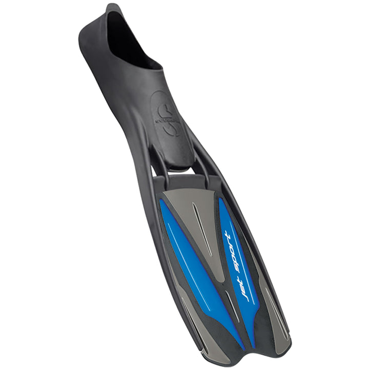 SCUBAPRO Jet Sport Fin Flossen EU 42 / 43 Schwarz Blau, EU 42 / 43 Schwarz Blau