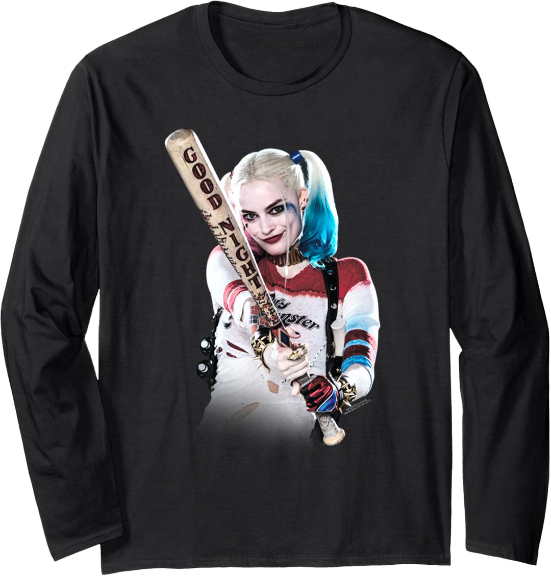 Suicide Squad Harley Quinn Bat At You Langarmshirt