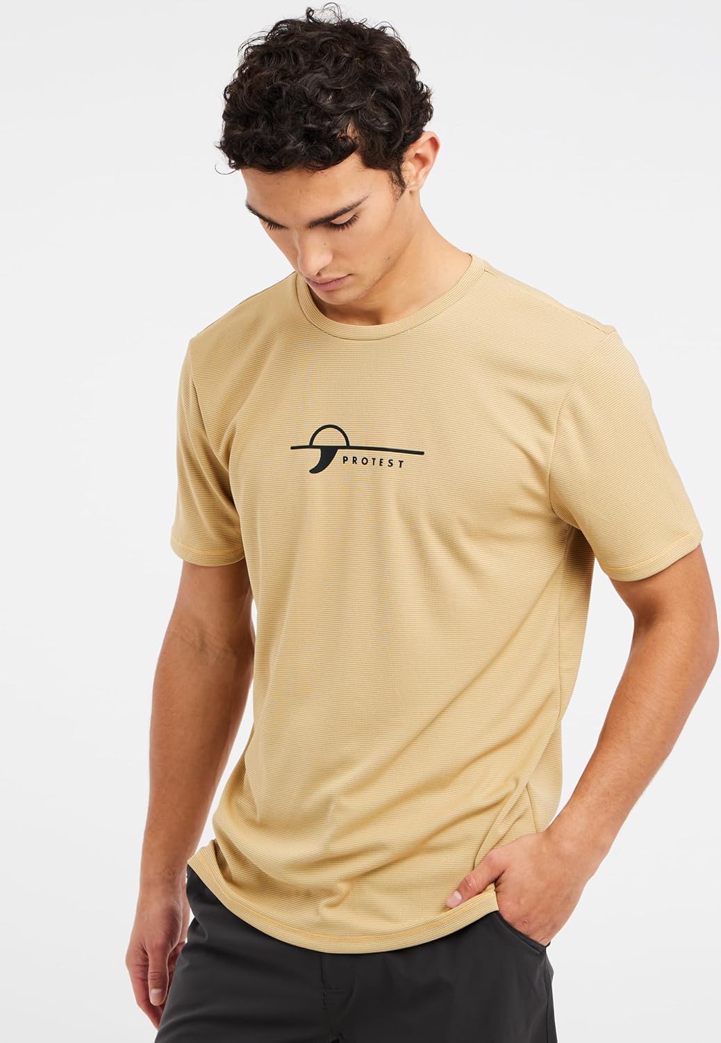 Protest Herren Surf-t-Shirt PRTLEGUNDI XS Butteryellow, XS Butteryellow