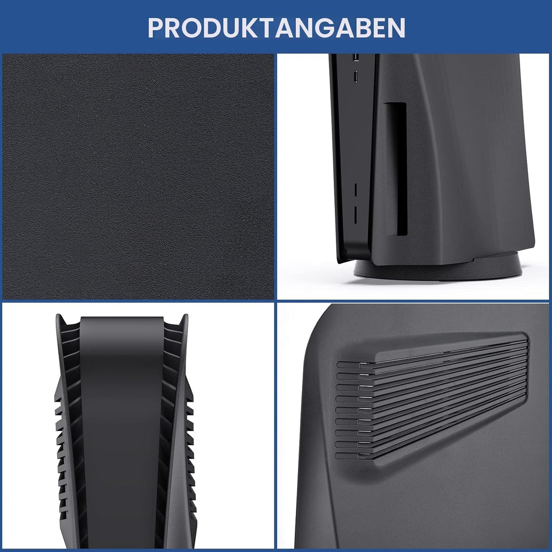 innoAura Cover für Disc Edition, Faceplate mit Kühlluftschlitzen, Anti-Kratz Staubdichtes, Premium A