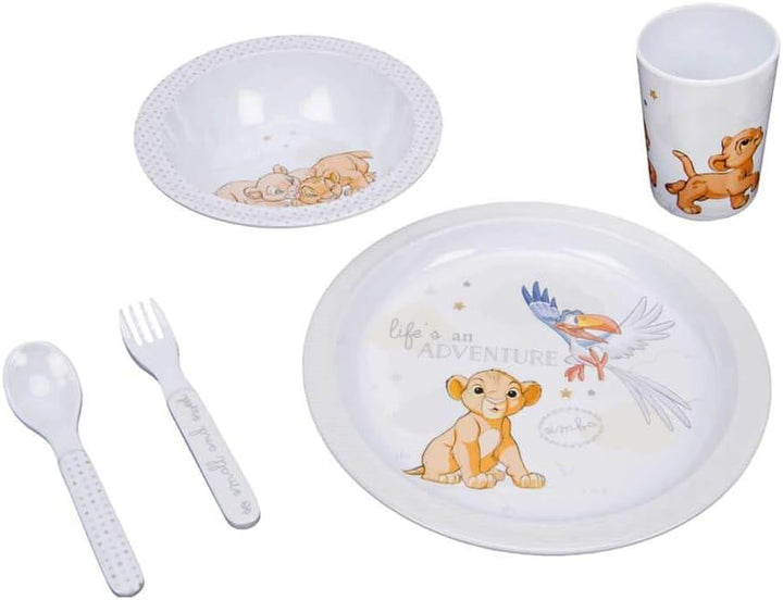 Disney Baby & Kleinkind Set 5-teilig - Lernen Sie mit Simba dem kleinen Löwen zu essen