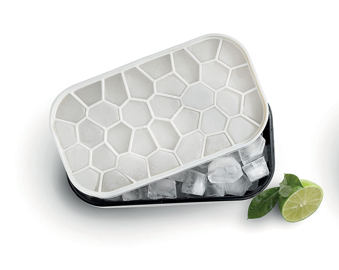 Lékué Eiswürfelbox, weiss, 12x22x8 cm, Weiß