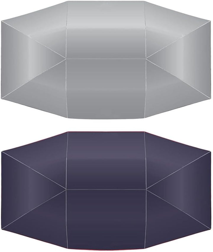 Universal Auto Sonnen Schutz Regen Schirm Abdeckung Zelt Tuch Uv Schutz Wasserdicht 4,2 X 2,1 M Silb