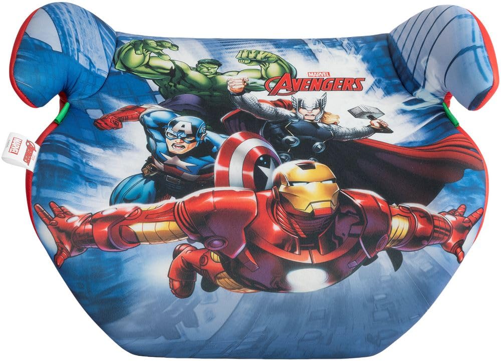 Marvel Avengers i-Size ECE R129 Autositz für Kinder mit Rückenlehne Autolift für Kinder von 6-12 Jah