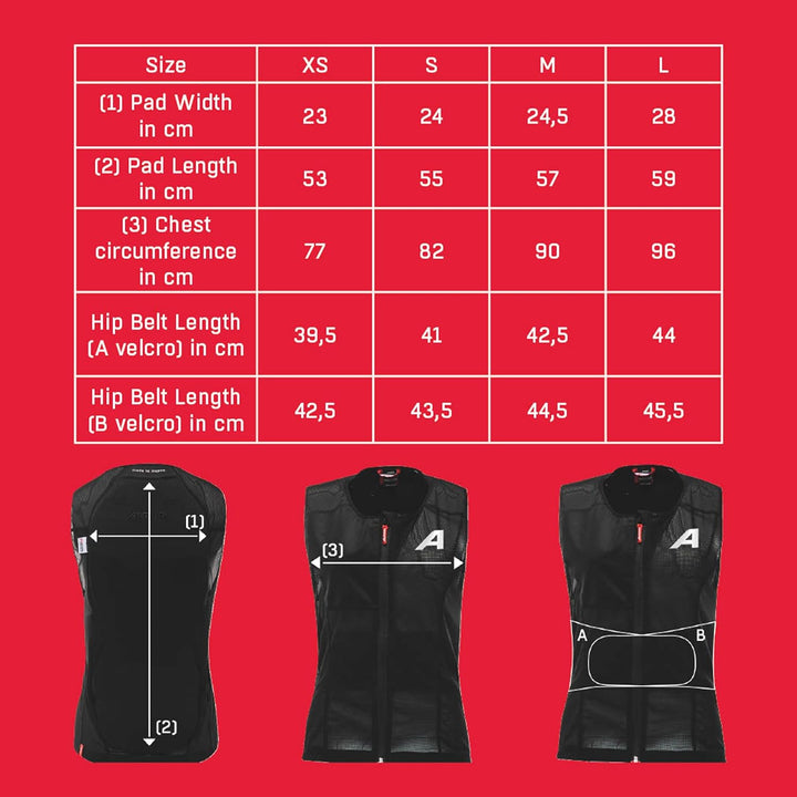 ALPINA PROSHIELD WOMEN VEST - Flexibler, Atmungsaktiver & Individuell Einstellbarer Rückenprotektor