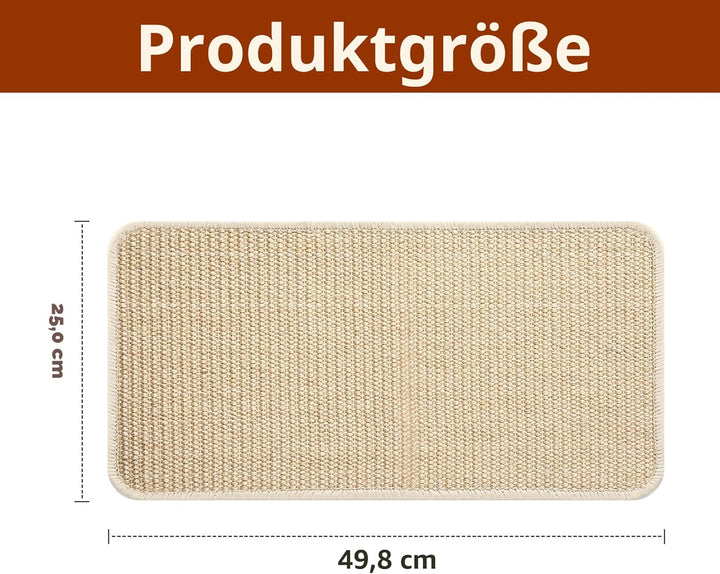 2 Stück Kratzmatte Katze,Kratzbretter Katze Sisal,50x25cm,Katzen Kratzbrett,widerstandsfähig,Geeigne