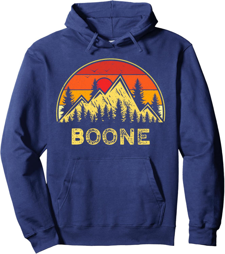 Vintage Boone North Carolina NC Mountains Wandern Souvenir Pullover Hoodie