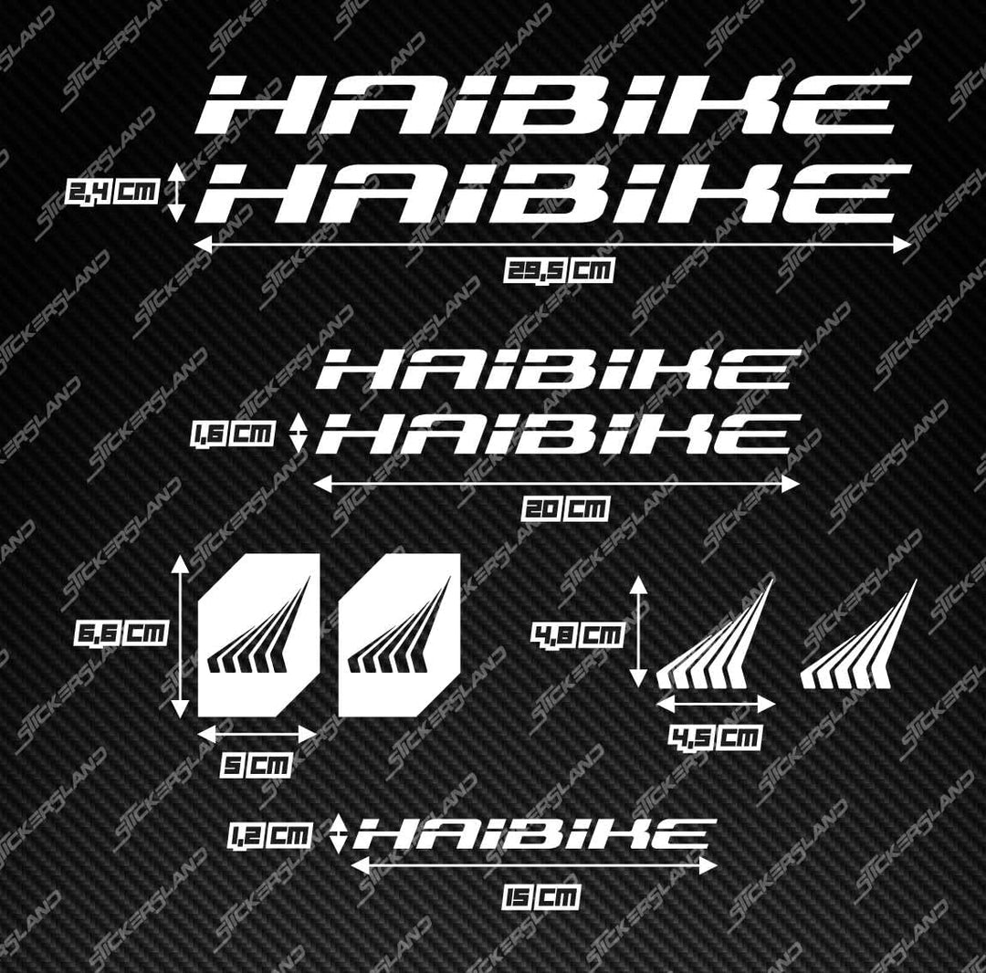 Aufkleber-Set kompatibel mit Rahmen MTB Mountainbike und Helm | Decals Aufkleber für Fahrrad Schrift