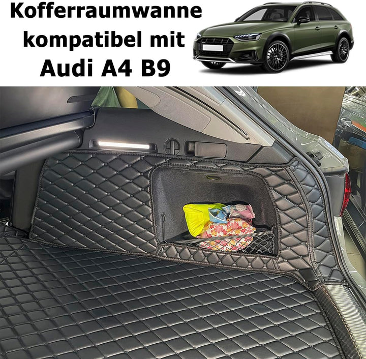 Kofferraumwanne für Audi A4 V (B9) Kombi (Avant) 2015-2025 | Kofferraummatte kofferraum schutzmatte
