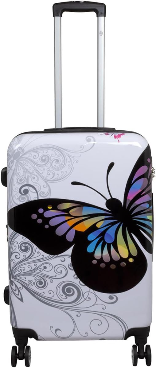 Warenhandel König – Koffer, Schmetterling weiss (Mehrfarbig) - unknown Schmetterling Weiss L, Schmet