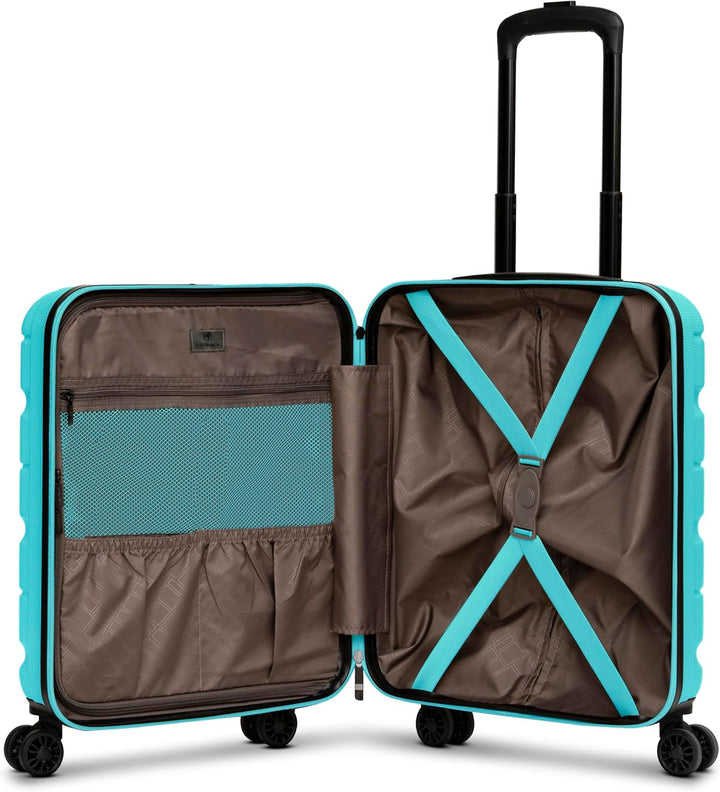 Franky Munich 4.0 Handgepäck Koffer | Hartschalen Trolley mit 4 Rollen, TSA-Zahlenschloss, Arretierb