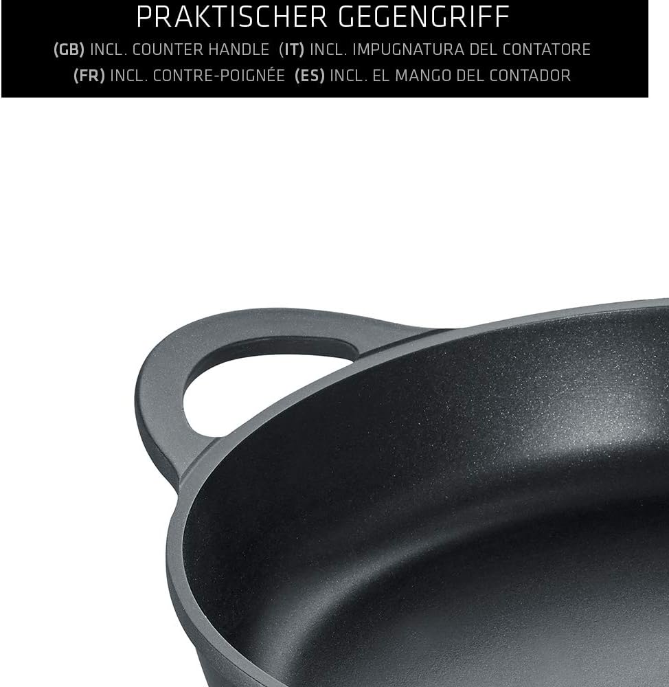 Berndes Pfanne Vienna 24 cm, allherdtauglich, Bratpfanne mit 3-lagiger Antihaftversiegelung, Vollflä