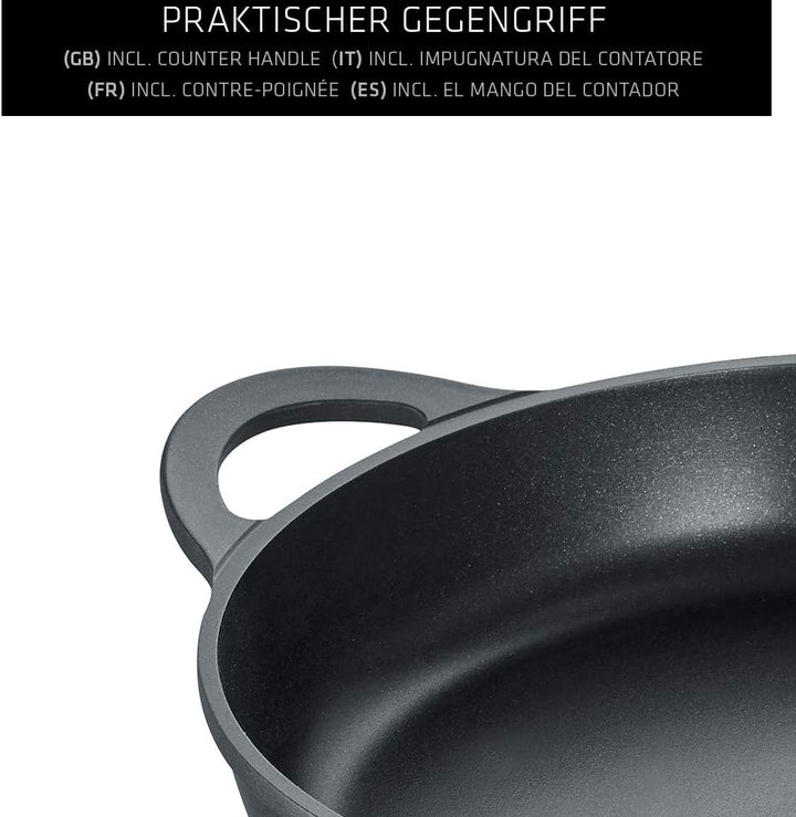 Berndes Pfanne Vienna 24 cm, allherdtauglich, Bratpfanne mit 3-lagiger Antihaftversiegelung, Vollflä