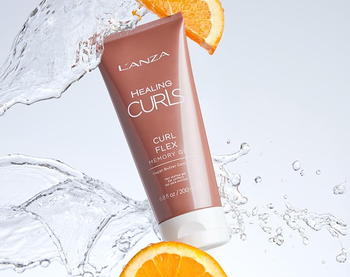 L'ANZA Pflegendes Locken-Gel - für starken, lang anhaltenden und sichtbaren Halt, ohne Sulfate, ohne
