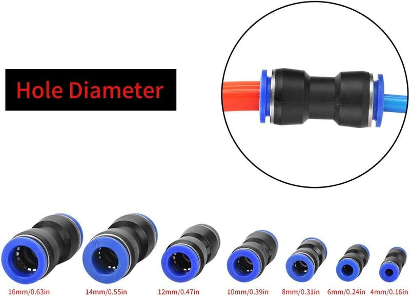 Pneumatischer Steckverbinder - Aussenluftanschluss 4/6/8/10/12/14 / 16mm Luftschlauch Pneumatischer