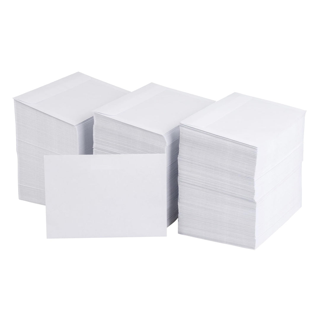 1.000 Briefumschläge - C6 Kuvert ohne Fenster - 229x324 mm - weisse Papierumschläge - selbstklebend