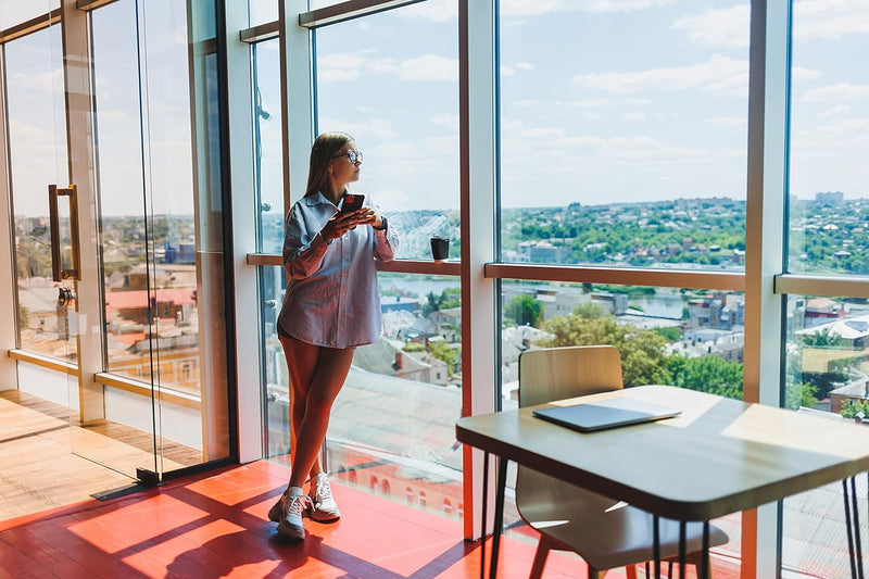 Solar Systems Fensterfolie Sonnenschutzfolie für Wärmeisolierung mit Montagekit - Anti-UV Solarfolie