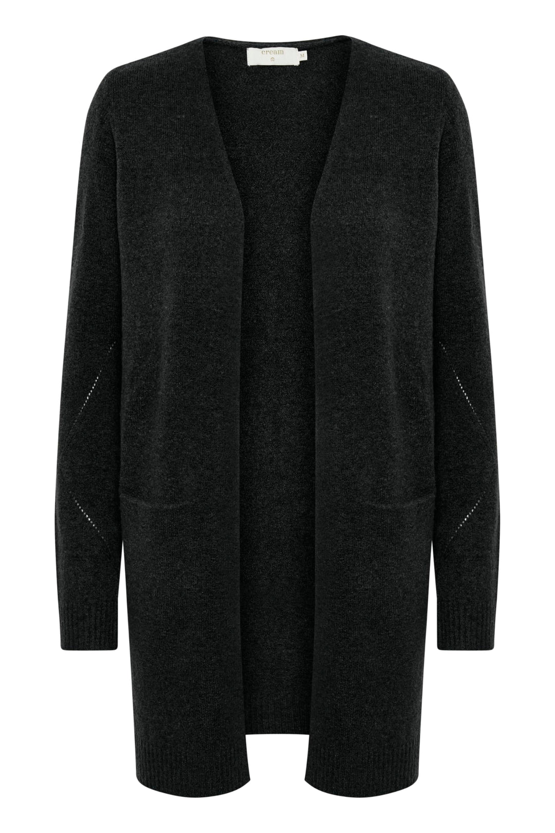 Cream Strickjacke KaitlynCR M Pitch Black, M Pitch Black
