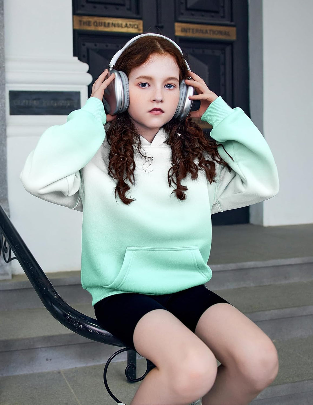 Arshiner Mädchen Kapuzenpullover Warm Fleece Kinder Hoodie Winter Pullover mit Tasche Sweatshirt für