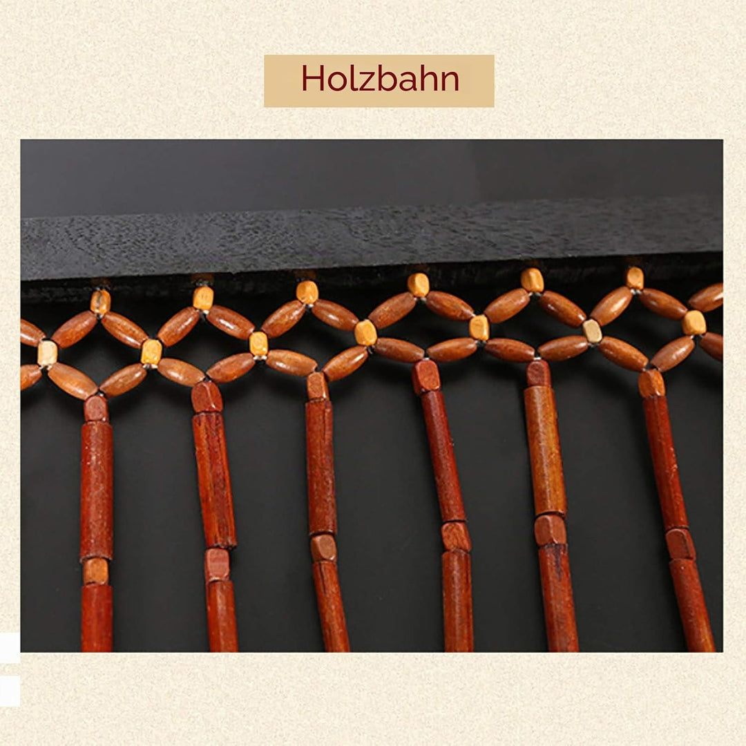 Sindipanda Bambus Bead Vorhang String Tür Vorhänge Perlen Holz Vorhang,Kaffee White,für Raumteiler T