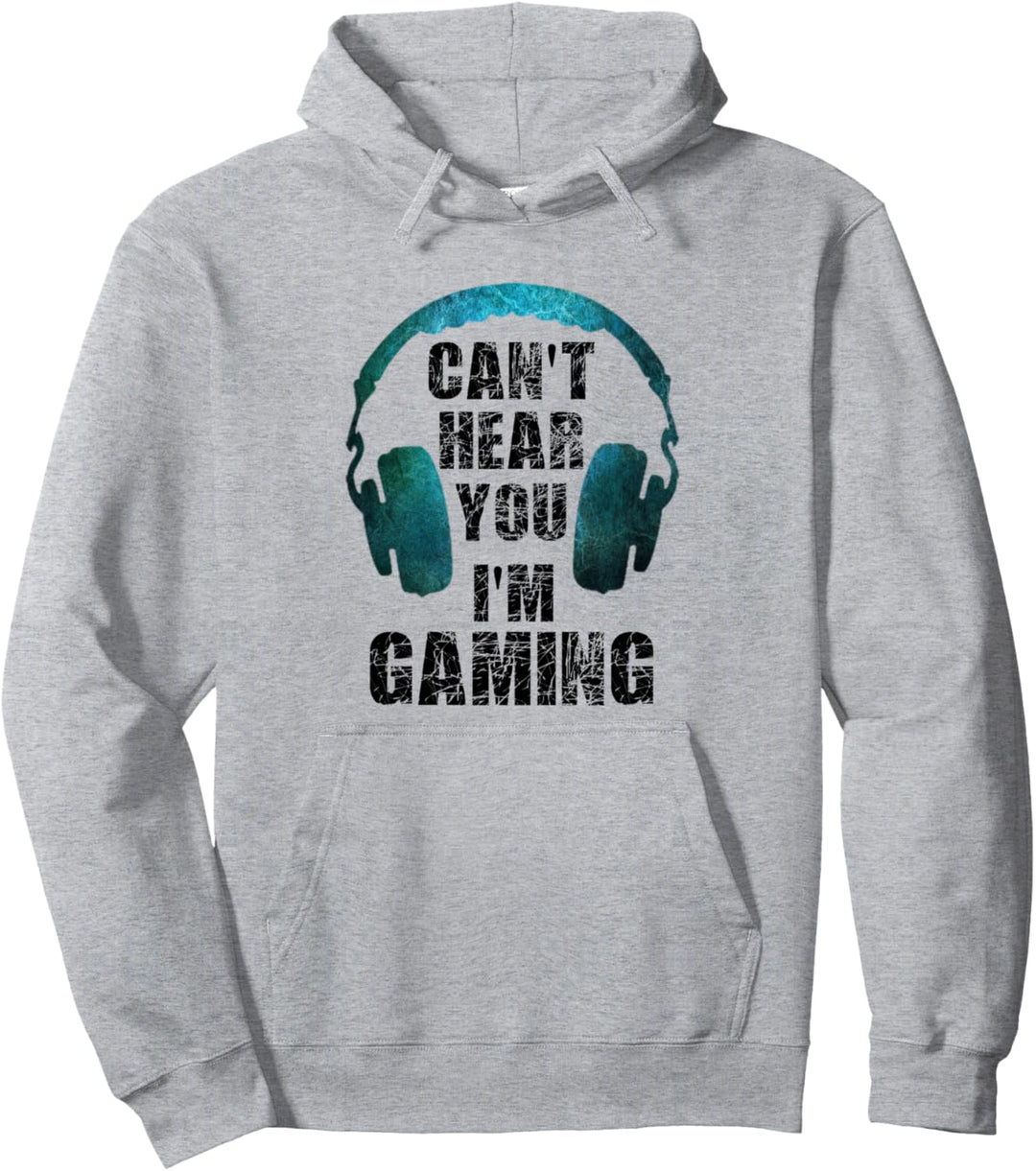 Lustiger Gamer Can't Hear You I'm Gaming Teens Jungen Mädchen Pullover Hoodie