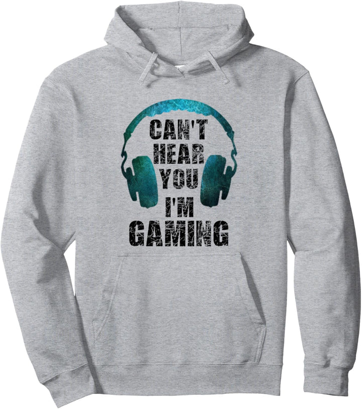 Lustiger Gamer Can't Hear You I'm Gaming Teens Jungen Mädchen Pullover Hoodie