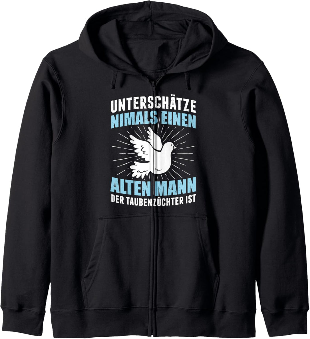 Taube Taubenzüchter Opa Brieftaube Geschenk Taubenfreund Kapuzenjacke
