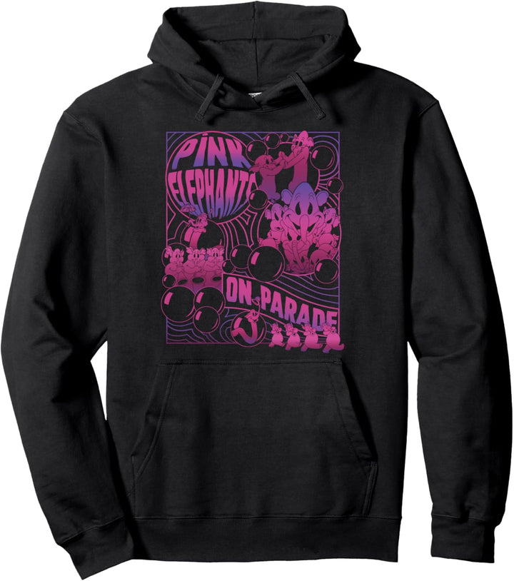 Disney Dumbo Pink Elephants On Parade Pullover Hoodie