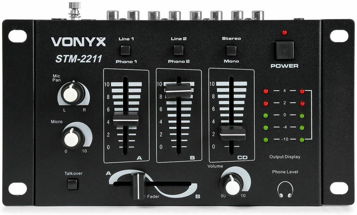 Vonyx STM-2211B 4-Kanal-Mischpult