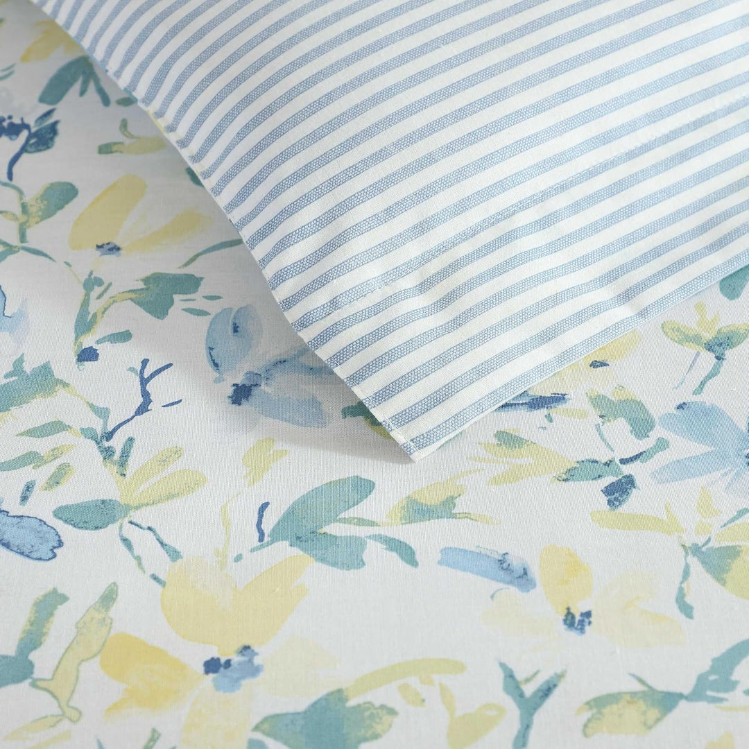 Laura Ashley Schmusetuch Set Wendebettwäsche aus Baumwolle, inklusive passendem Kissenbezug mit Bonu
