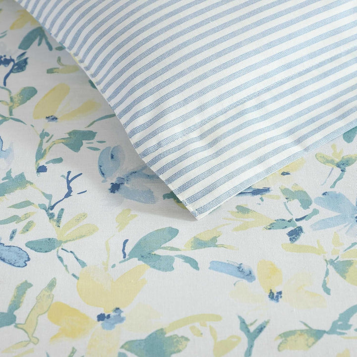 Laura Ashley Home Bettdecken-Set Wendebettwäsche aus Baumwolle, inklusive passenden Kissenbezügen mi