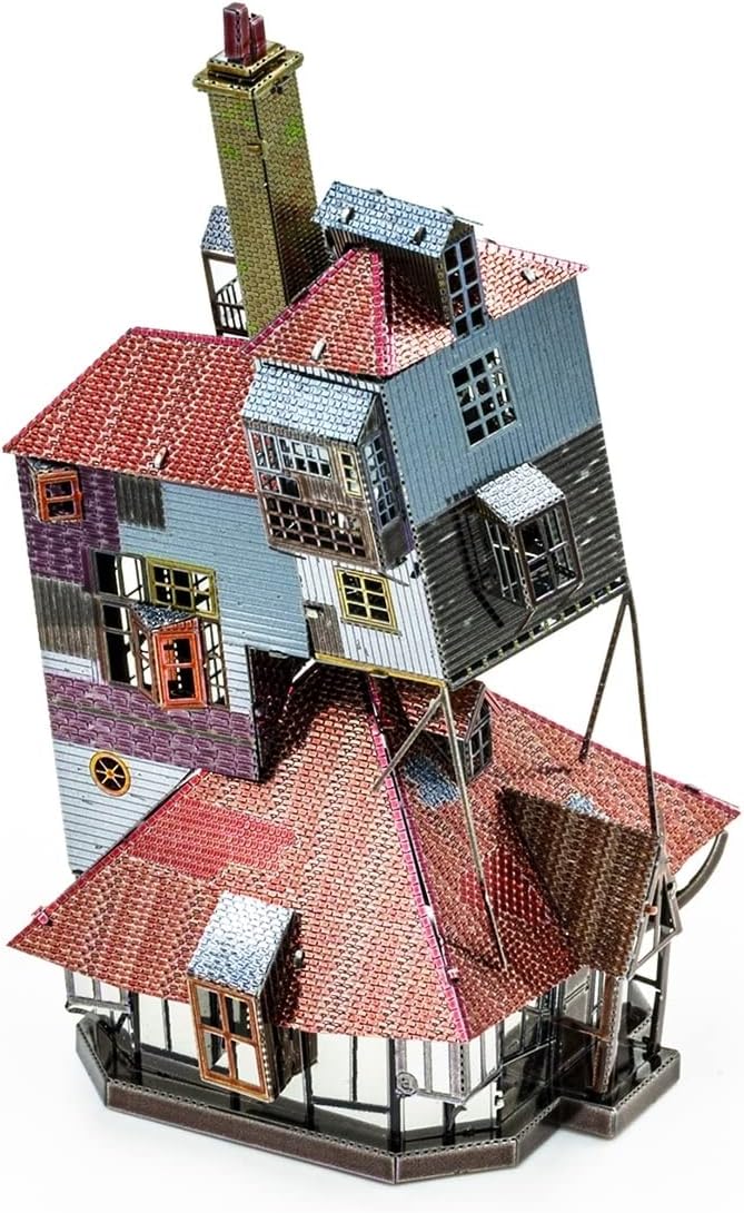 Fascinations MMS476 Metal Earth Metallbausätze - Harry Potter Fuchsbau The Burrow, lasergeschnittene