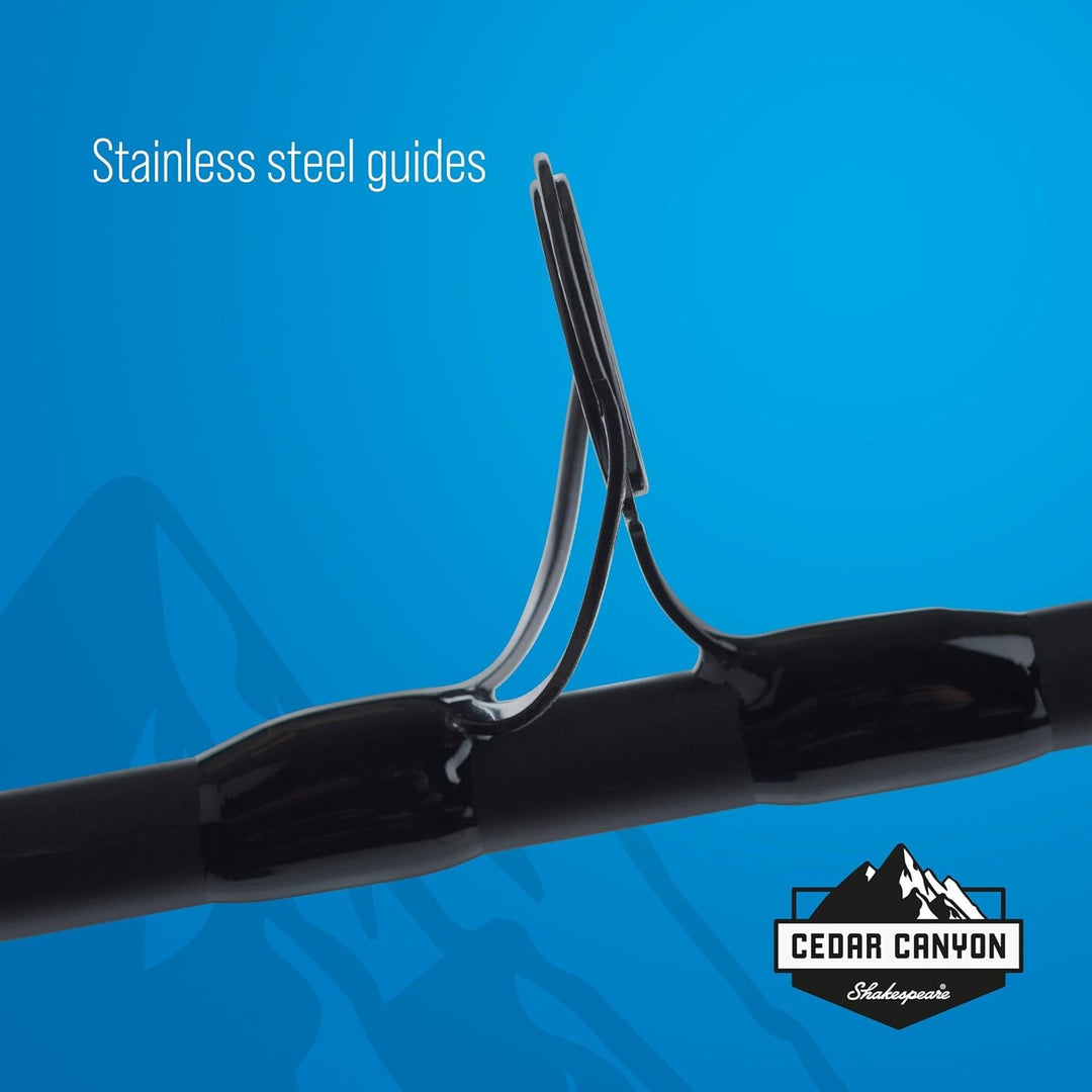 Shakespeare Fliegenrute Cedar Canyon Premier Neues Modell 8' - 3/4wt - 4pc, Neues Modell 8' - 3/4wt