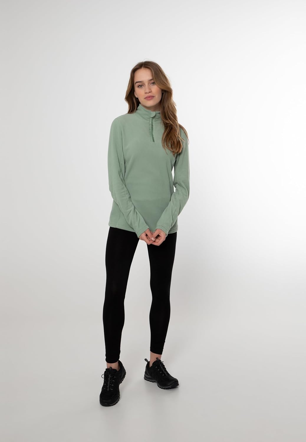 Protest Damen 1/4-reissverschluss MUTEZ 3XL Juniper, 3XL Juniper