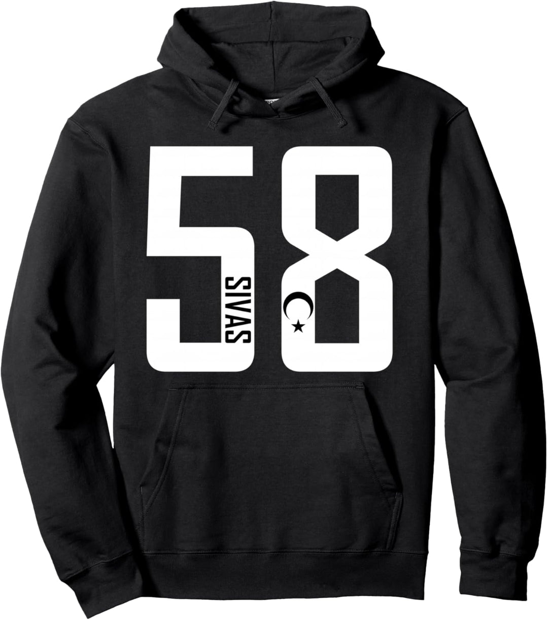 58 Sivas Türkei Ayyildiz für Damen und Herren Pullover Hoodie