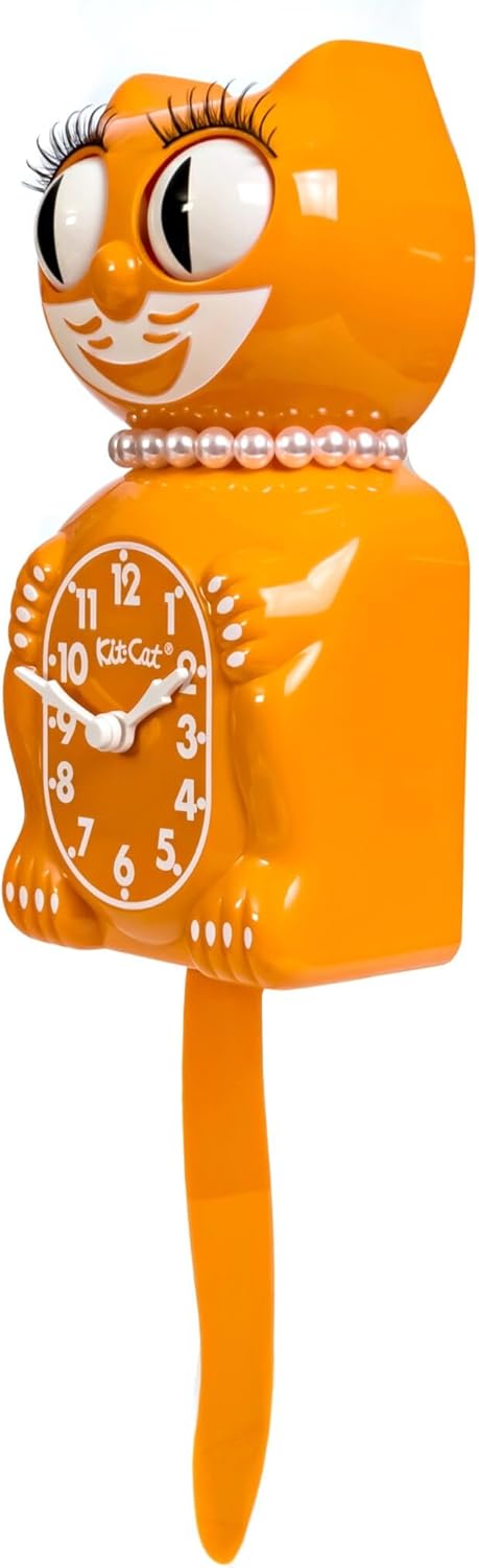 Kit-Cat Uhr Lady - Festival Orange, Orange