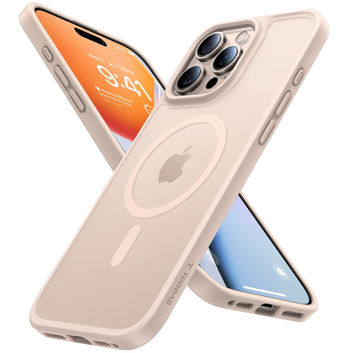 TORRAS Guardian-Mag für iPhone 16 Pro Max Hülle für MagSafe (TOP Militärschutz & Magnetkraft) Extrem