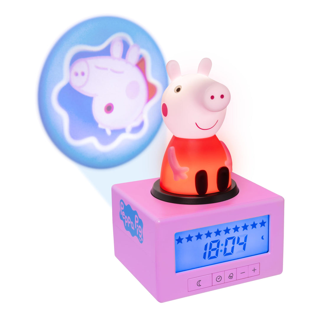 Peppa Pig Paladone Schlaftrainings-Wecker, Mehrfarbig, Einheitsgrösse Cartoon, Cartoon