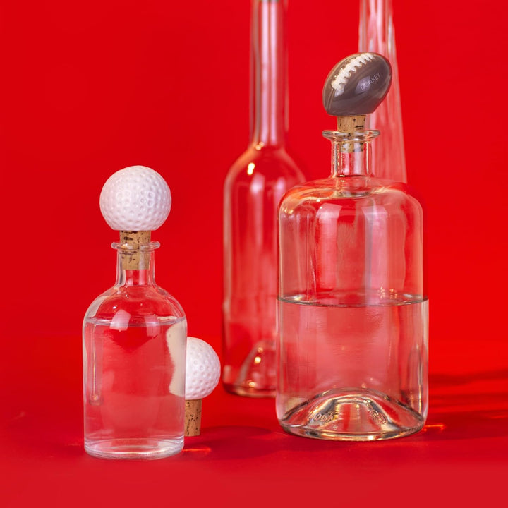 Bottle Sealer Golf - Flaschenverschluss, Weinstopper aus Keramik und Kork, Golf