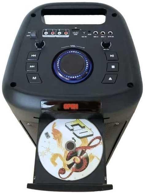 Leichter Lautsprecher mit CD -Laufwerk Inovalley MS06 -cd -xxl - Bluetooth 5.0 - 1000W - Karaoke -Fu
