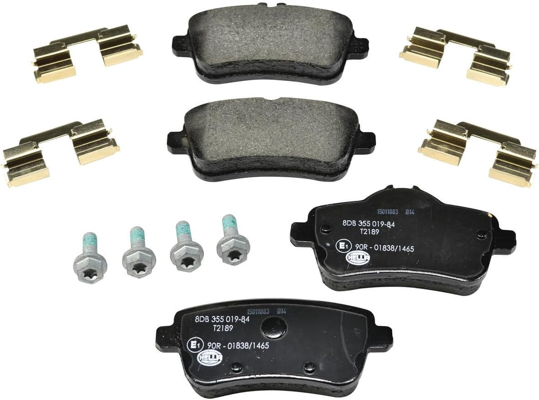 HELLA PAGID 8DB 355 019-841 Bremsbelagsatz - T2189 - Dicke/Stärke: 18.7mm - Bremssystem: TRW - für V
