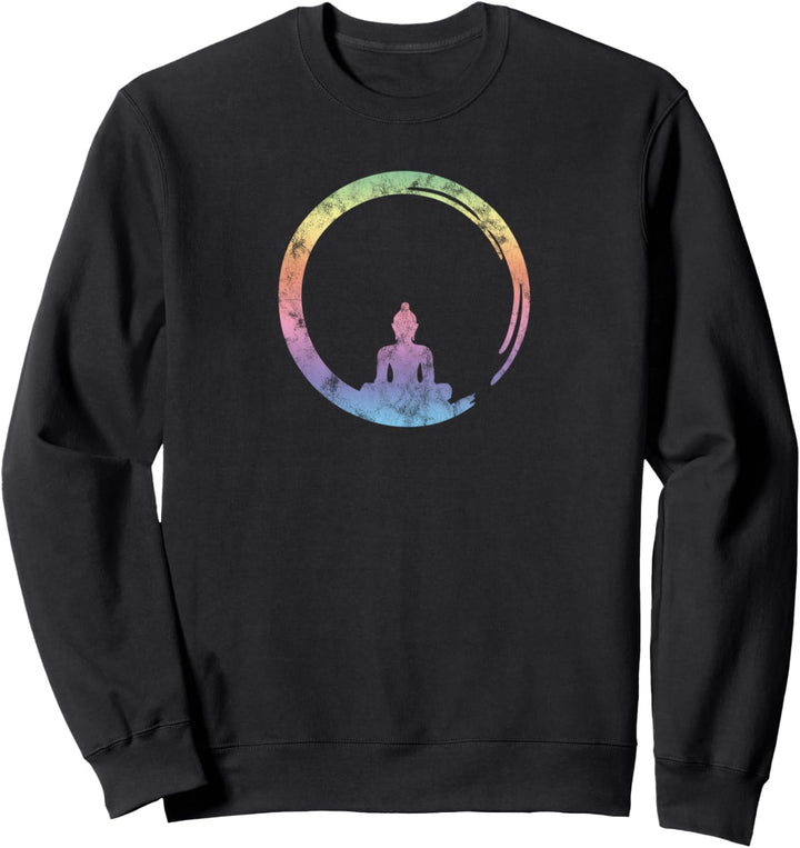 Enso, Zen, Kreis, Buddha Meditation Japan Kalligrafie Yoga, Sweatshirt