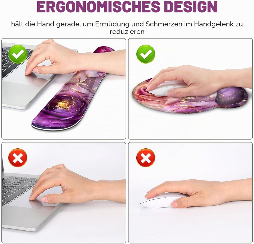 Gaming-Mauspad, grosse Schreibtischunterlage, niedlicher Schreibtischunterlage, 4-in-1-Mauspad, XXL-