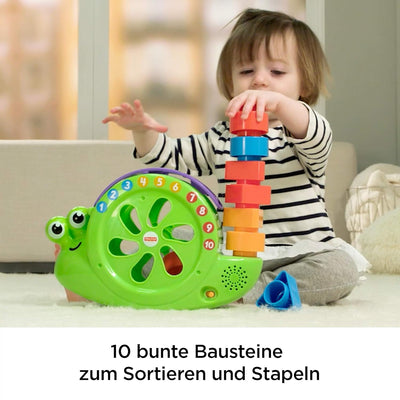 Fisher-Price - interaktives Spielzeug mit Musik, Lichtern und Formen zum Entdecken, fördert die Fein