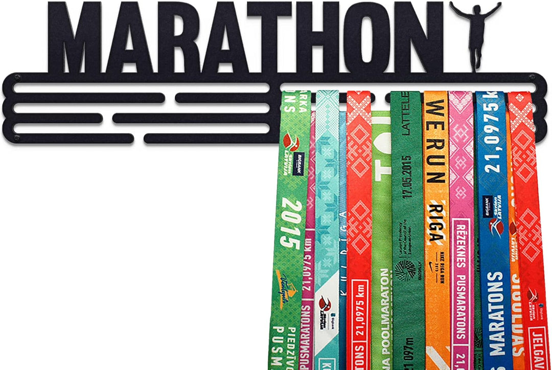 United Medals Marathon Medaillenhalter Running Laufen für 48 Medaillen Aufbewahrung - Läufer Geschen