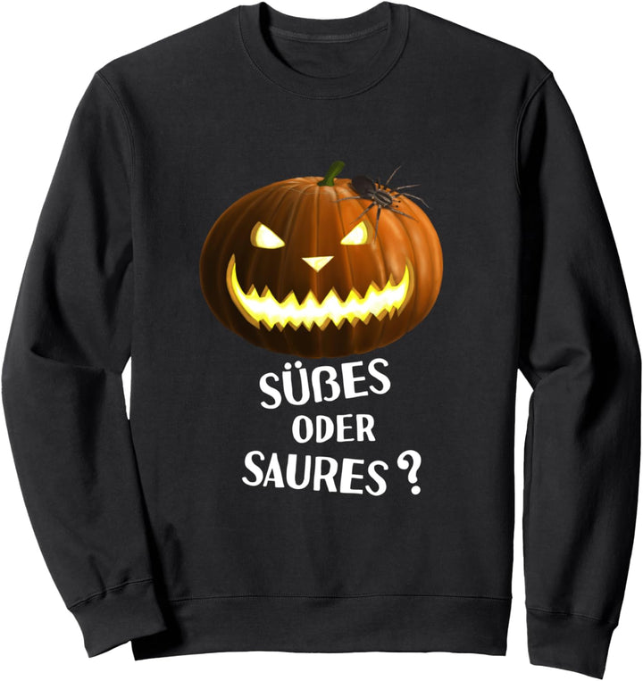 Kürbis - Süsses oder Saures (D010-0566A) Sweatshirt